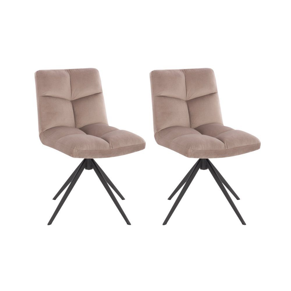 HOME DELUXE Esszimmerstuhl drehbar 2er - günstig online kaufen
