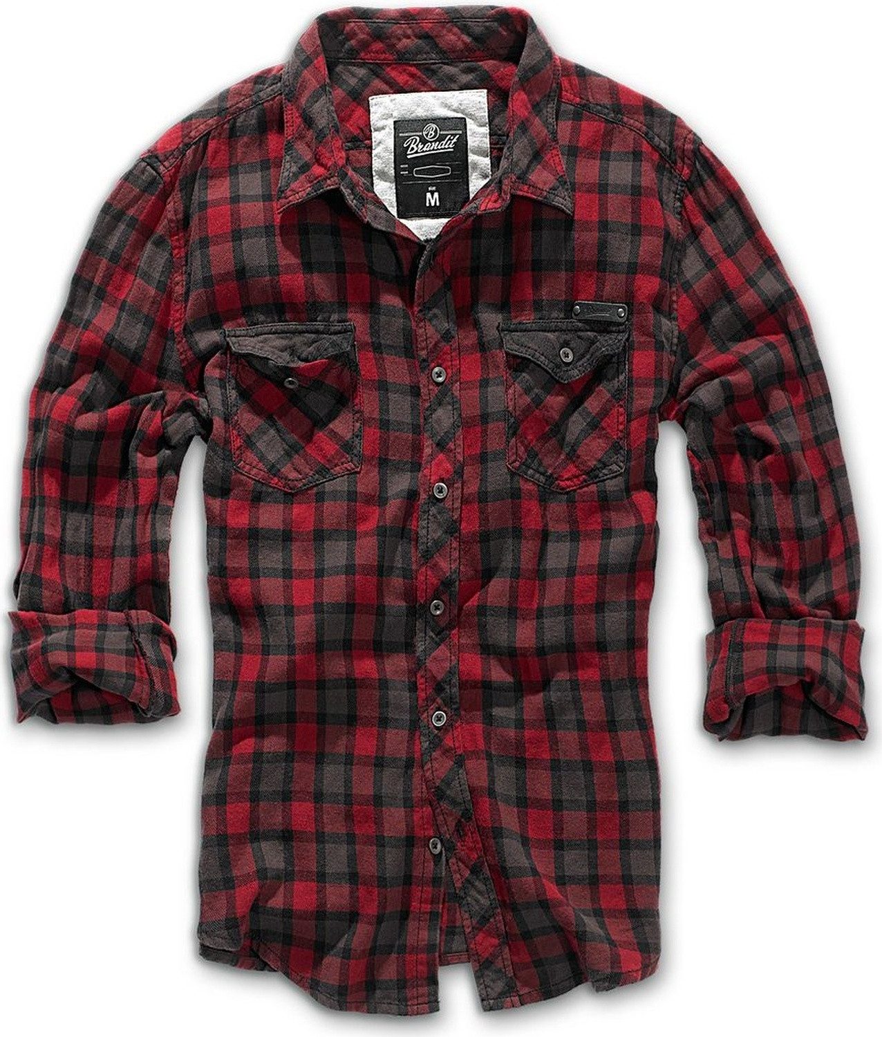 Brandit Langarmhemd Duncan Check Shirt Long Sleeve – Bild 2 von 3