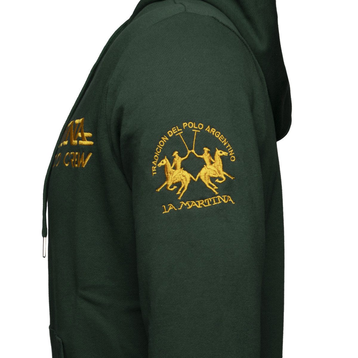 La Martina Sweatjacke XMF302 Herren Zip Hoodie, Kapuzenjacke, Trainingsjacken, Zip Pullover, Freizeitjacke