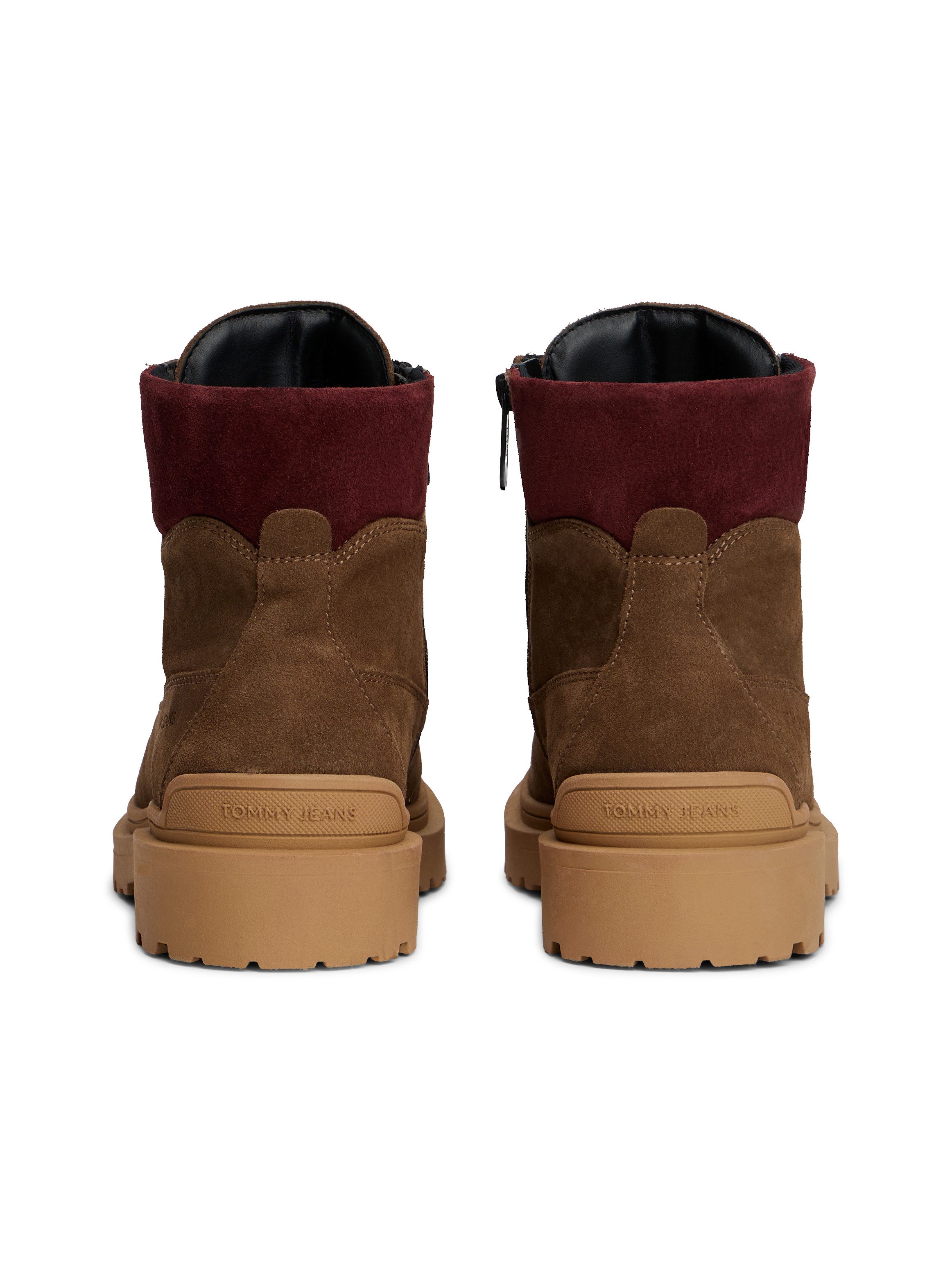 Tommy Jeans TJM LACE UP BOOT SUEDE Schnürboots, Blockabsatz, Outdoorboots, günstig online kaufen