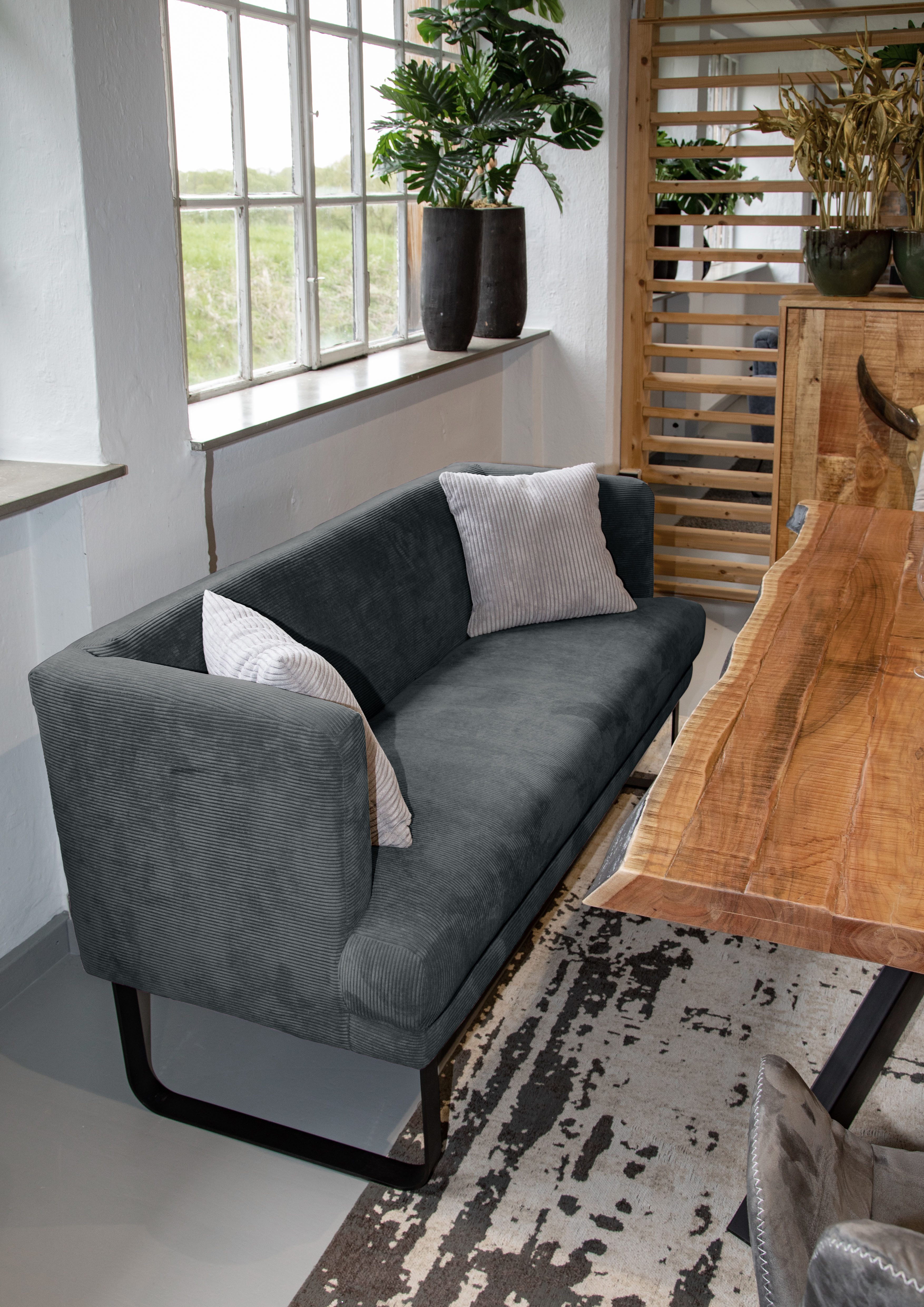 Gutmann Factory Küchensofa, Breite 170 cm, Metallfüße günstig online kaufen