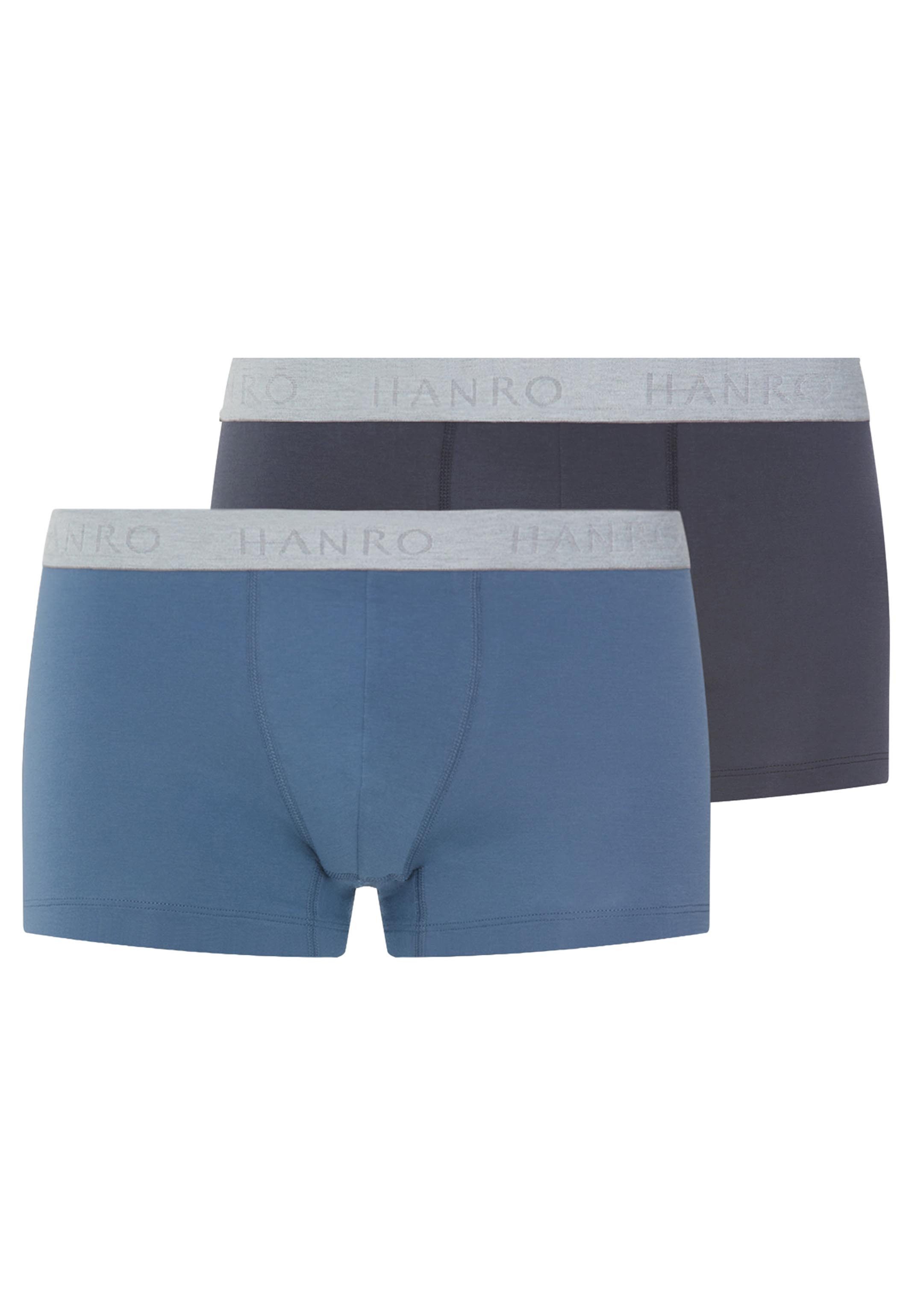 Hanro Retro Boxer Cotton Essentials (Spar-Set, 2-St) Retro Short / Pant - Baumwolle - ohne Eingriff - Atmungsaktiv