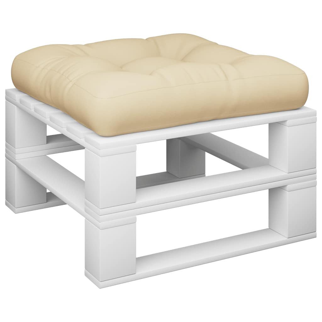 vidaXL Sitzauflage Palettenkissen Beige 60x61,5x10 cm günstig online kaufen