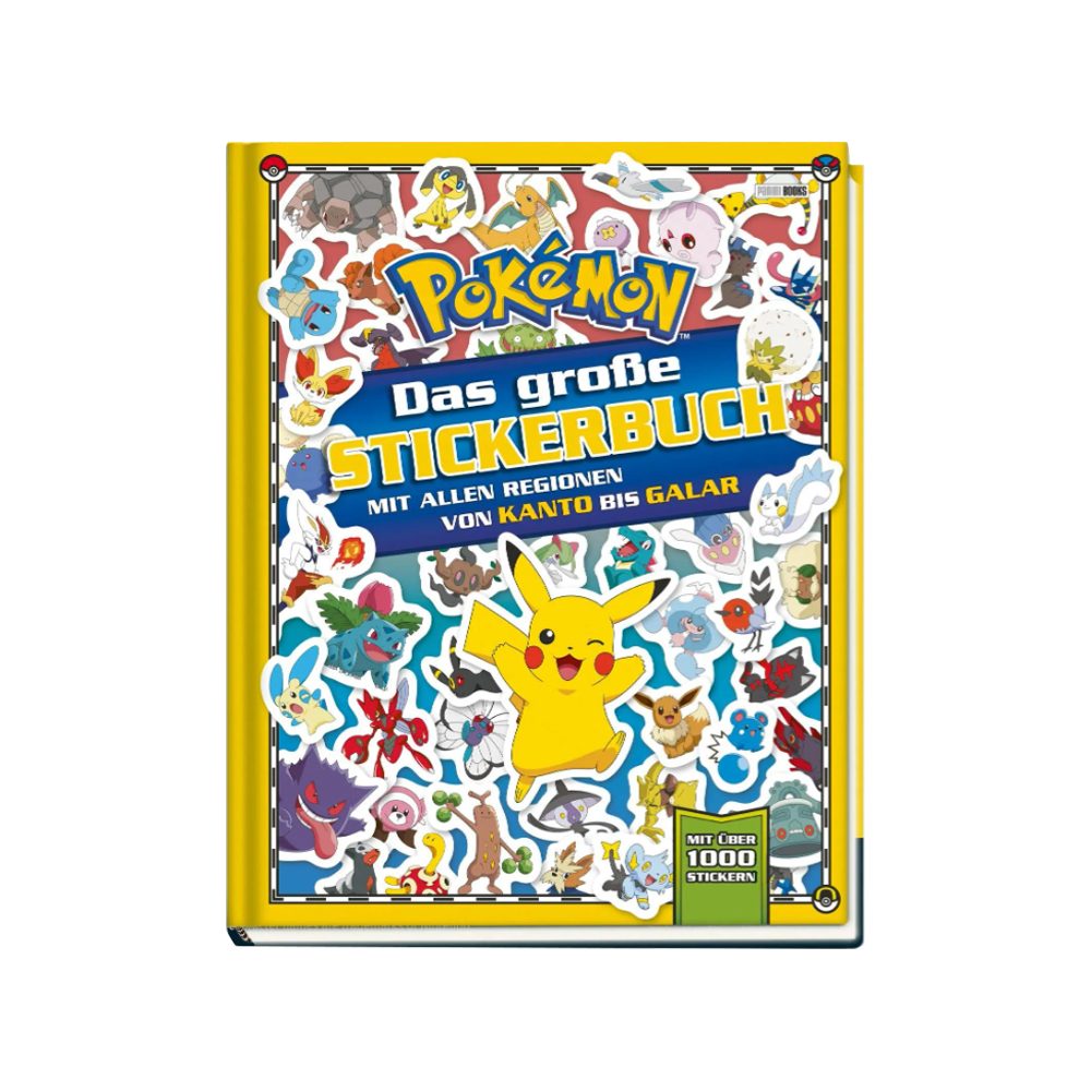 PANINI VERLAG Stickerbuch Panini Pokemon Das große Stickerbuch mit Allen Regionen