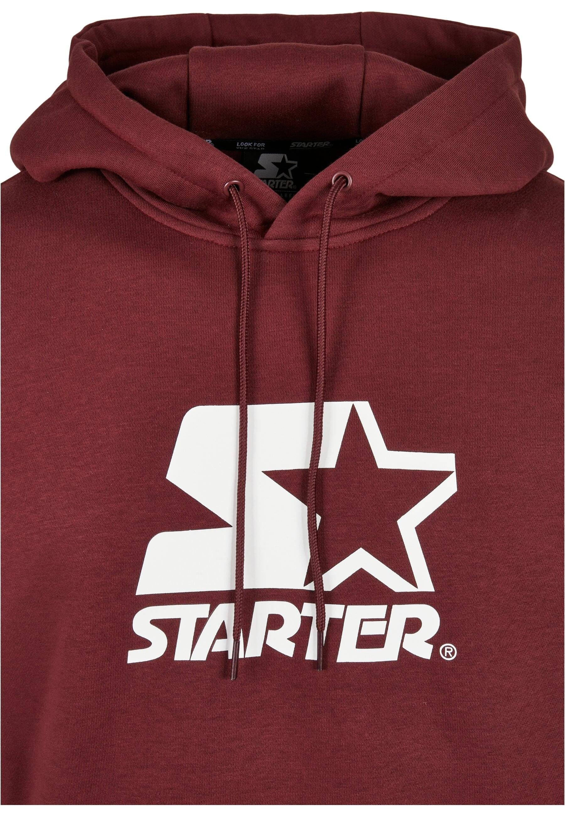Starter Classic Black Logo Herren Hoody Sweater Starter Starter Label (1-tlg) The oxblood