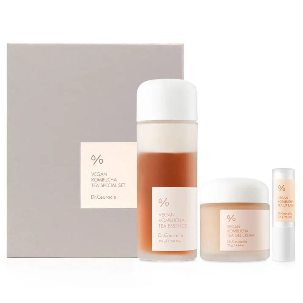 Hautpflege-Set Hautpflege-Geschenkset Veganer Kombucha Tee Spezial Set