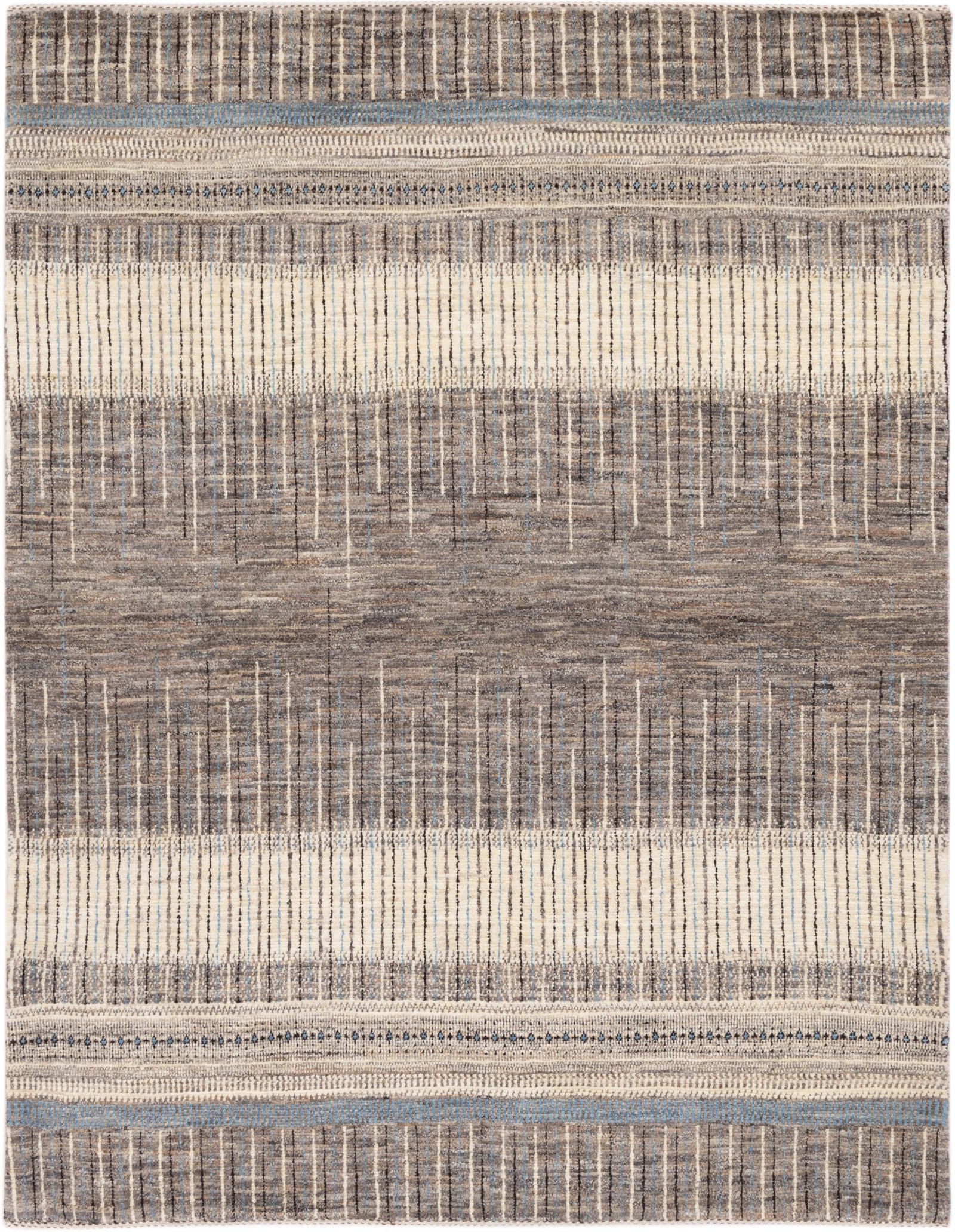 CABBEL Wollteppich Handgeknüpfter Perser Lori Wollteppich Beige Allover 150x196 cm, Rechteckig, Höhe: 20 mm, Handgeknüpftes Unikat aus 100% Wolle – langlebig und natürlich