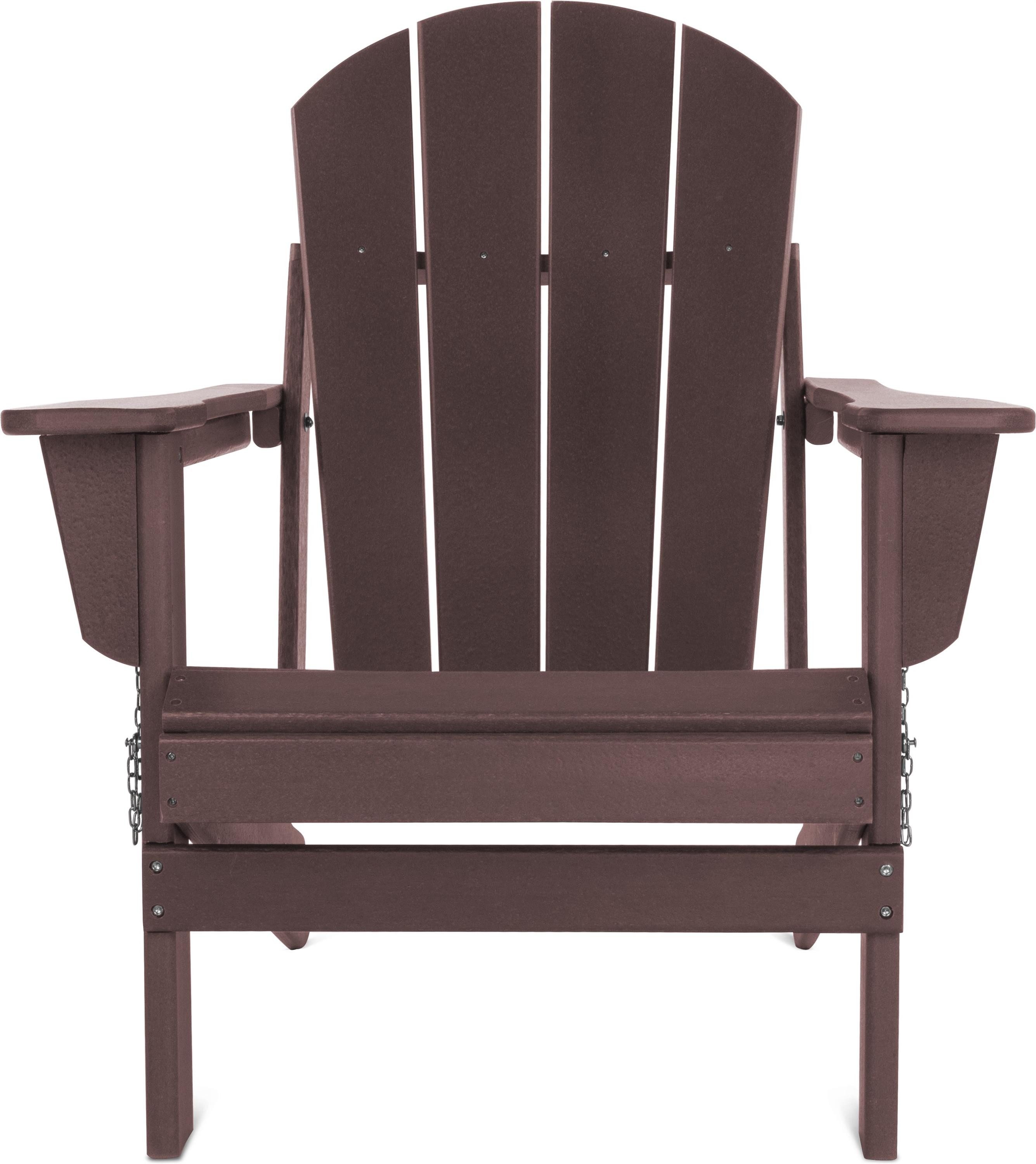 Aspero Gartenstuhl Gartenstuhl Adirondack mit Auflage, günstig online kaufen