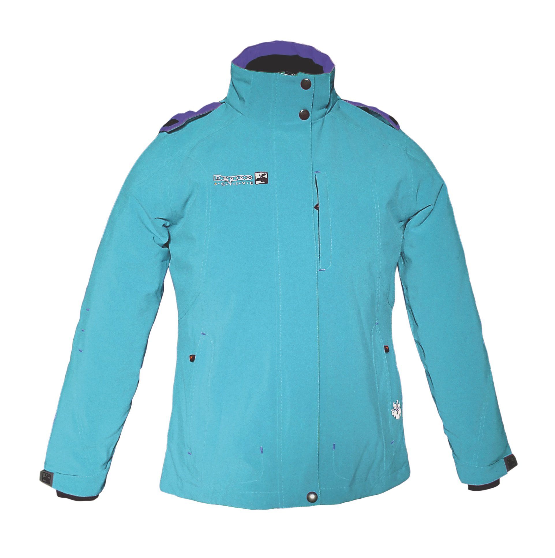 DEPROC Active Winterjacke CAMROSE WOMEN NEW CS mit abnehmbarer Kapuze turquoise