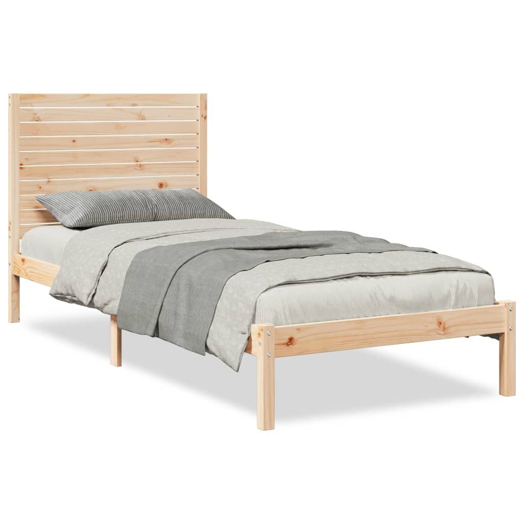 vidaXL Bett Massivholzbett Extra Lang ohne Matratze 90x220 cm günstig online kaufen
