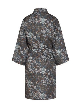 Essenza Kimono Sarai Ophelia, Kurzform, Baumwolle, Kimono-Kragen, Gürtel, mit Blumenprint