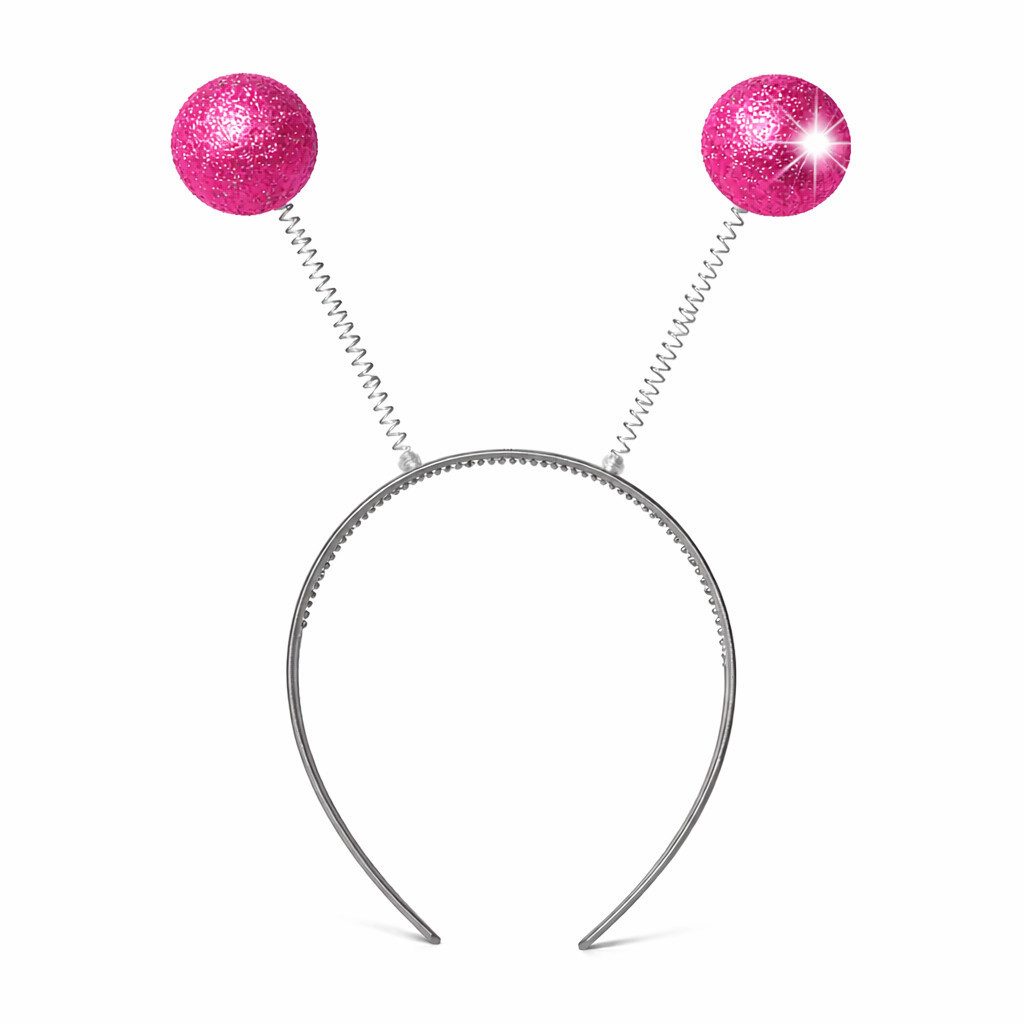 TK Gruppe Kostüm Haarreif Schmetterling Bommel Wackel Alien Fühler Fasching & Karneval