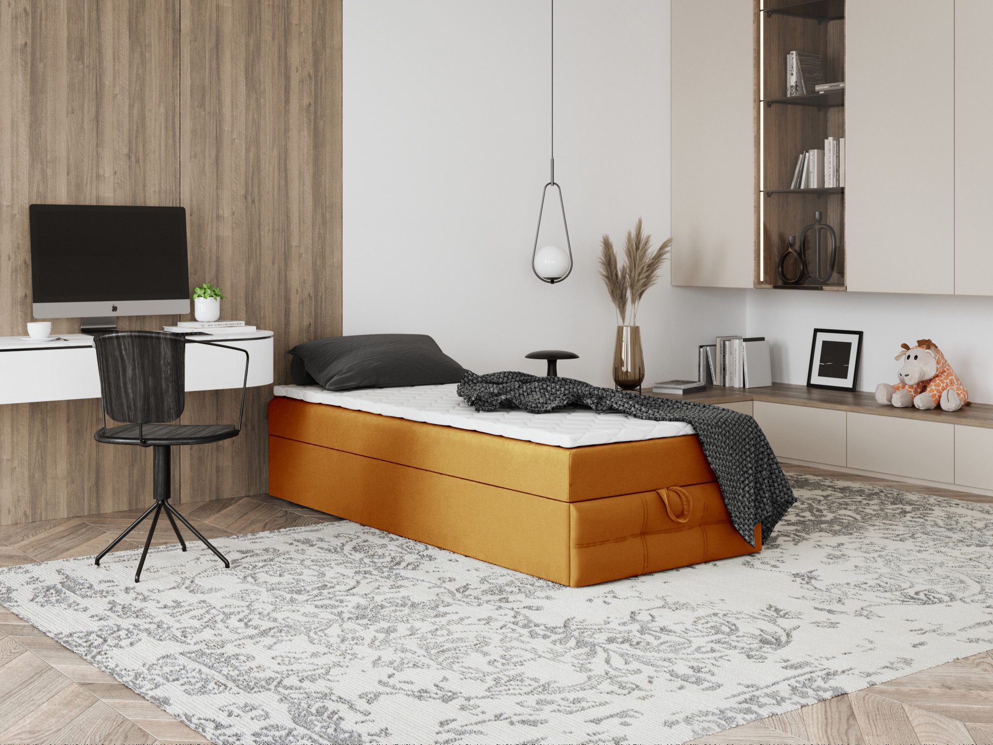 Godre Boxspringbett mit Bettkasten EWORA MINI günstig online kaufen