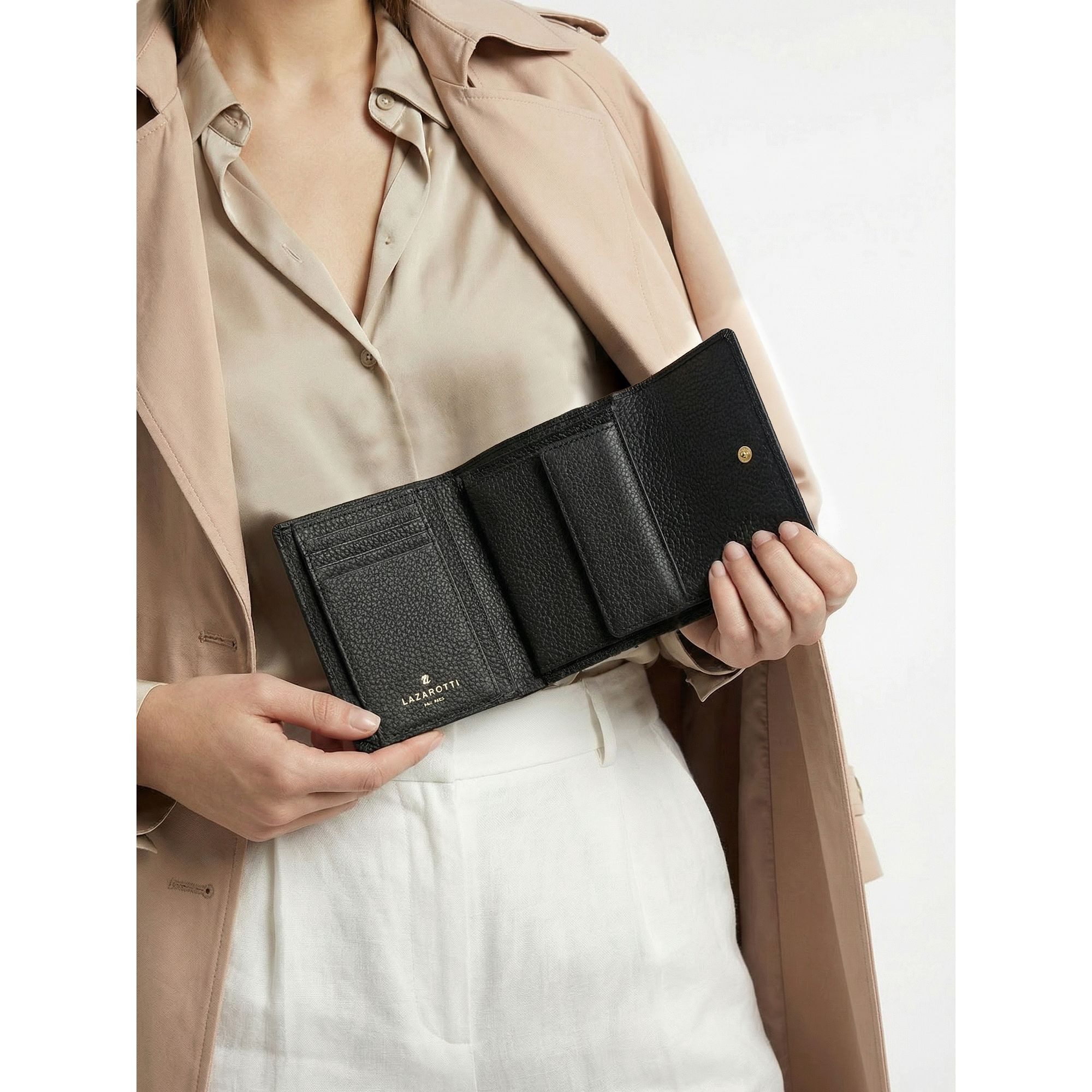 Lazarotti Geldbörse Bologna Leather, Leder