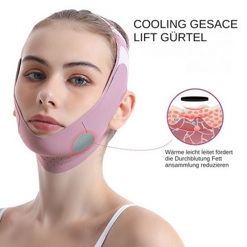 yozhiqu Gesichtsmaske Graphene V-Line Maskenset, Atmungsaktive Gesichtskorrekturbandage, 1-tlg., Verbesserung der Kieferlinie und Verstärkung der Gesichtskontur