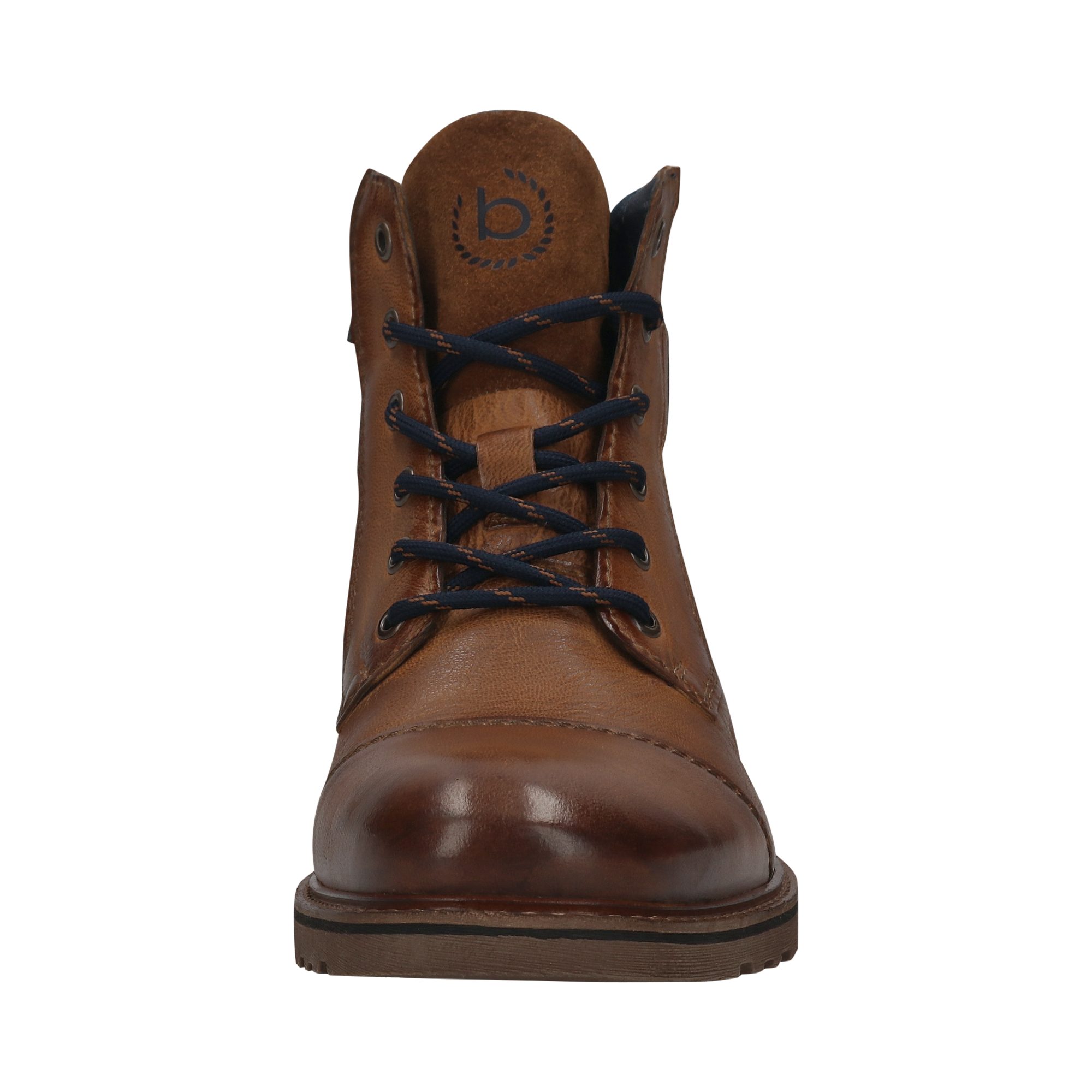 bugatti Schnürboots Stiefel, Winterboots, Workerboots mit modischer Zierschnalle