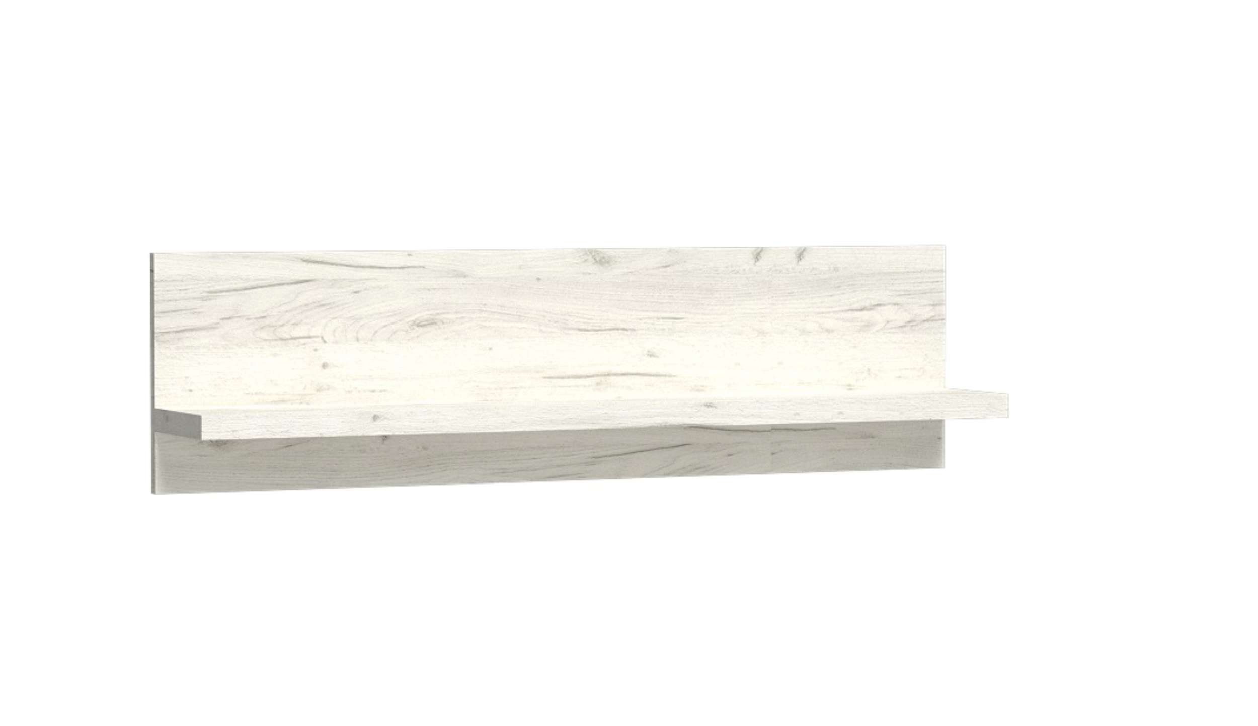 Modern Holzwerkstoff, Ablage, Stylefy Korina, mit Wandregal viel Kraft Design Weiß Wandregal, Stauraum, Wandschrank, aus