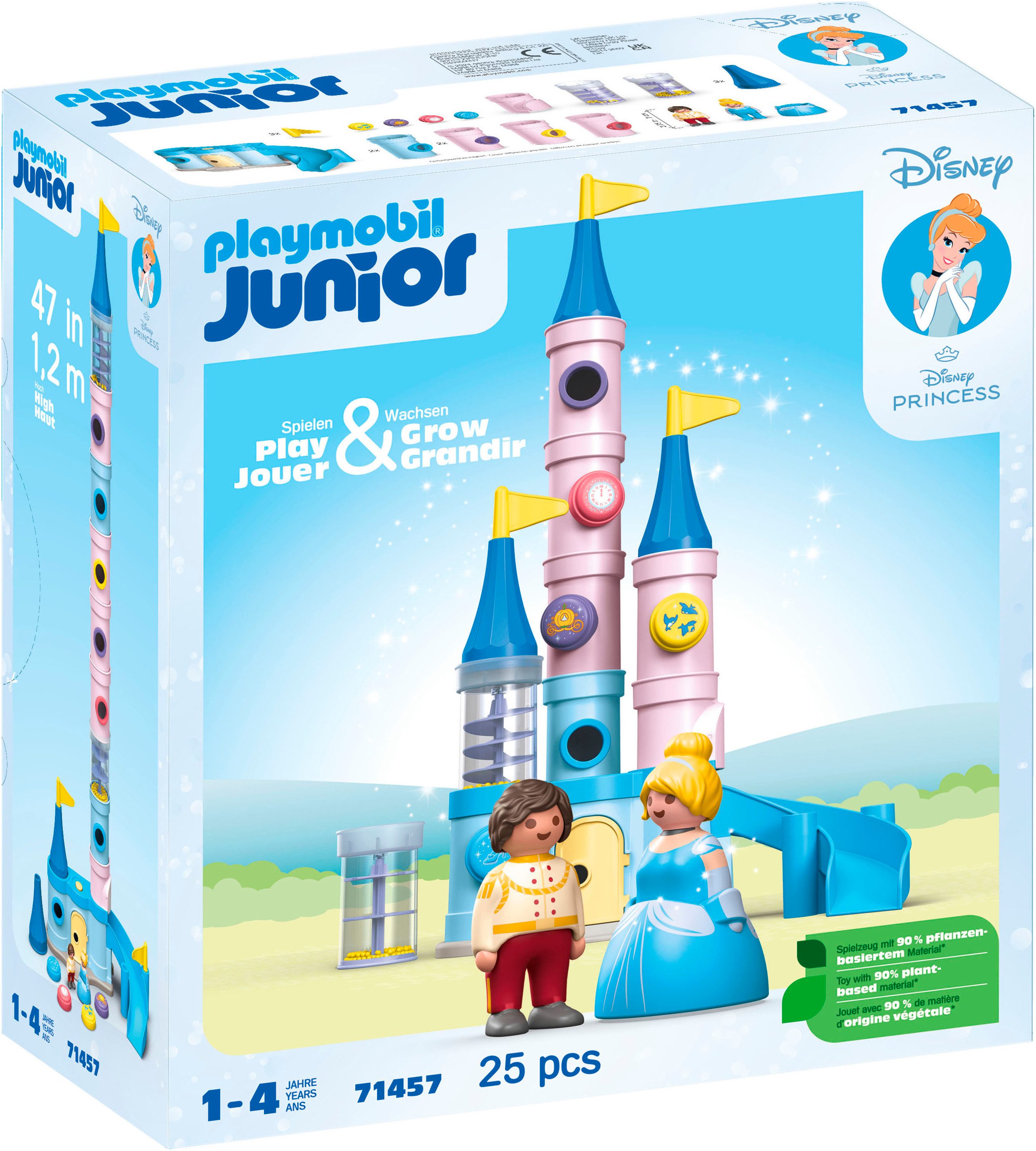 Playmobil® Cinderellas Schloss (71457), JUNIOR & Disney Konstruktions-Spiel günstig online kaufen
