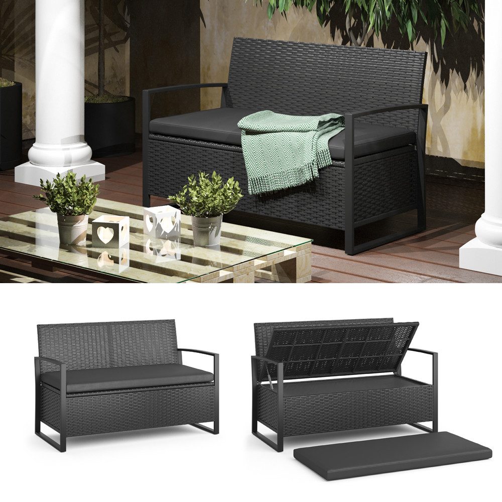 OK-Living Kissenbox, Schwarz, 117 x 76 günstig online kaufen