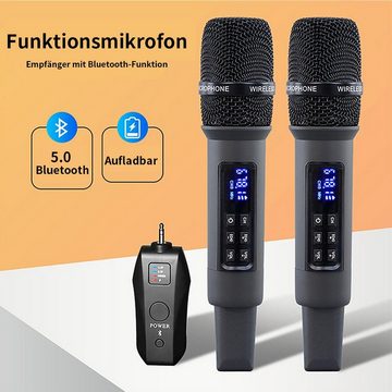 Welikera Mikrofon Drahtloses Mikrofon, 2500mAh 5.0 Bluetooth DSP Eigenschaften