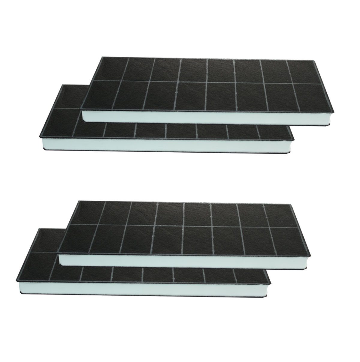 keenberk Aktivkohlefilter 4x Ersatz für 00296178 - CD53030 passend für Bosch Siemens Neff ...