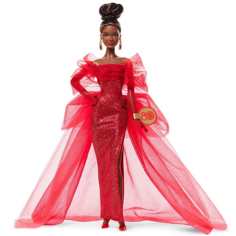 Barbie Anziehpuppe Barbie Signature Puppe brünett JBJ18 80 Jahre Mattel Sam günstig online kaufen