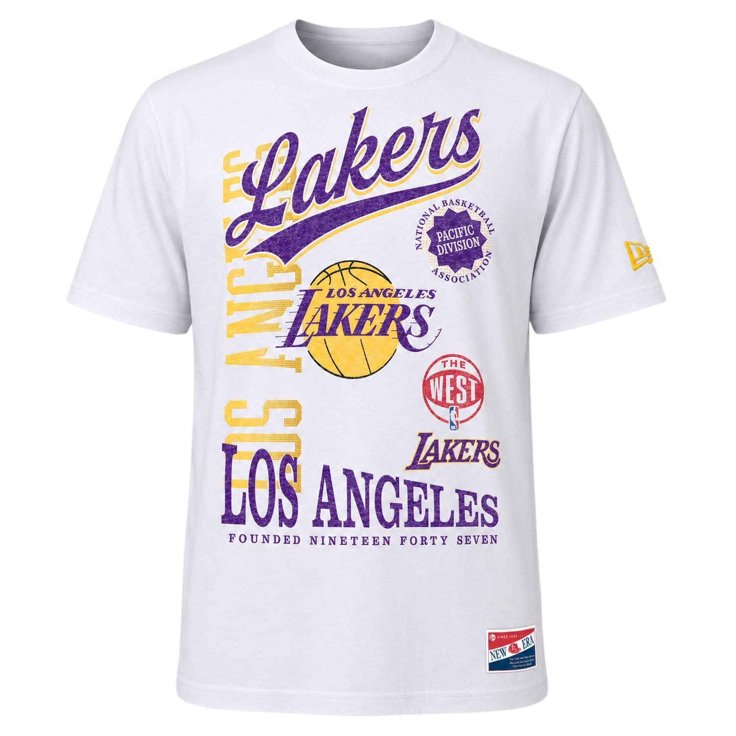New Era Print-Shirt NBA GRAPHICS Los Angeles Lakers