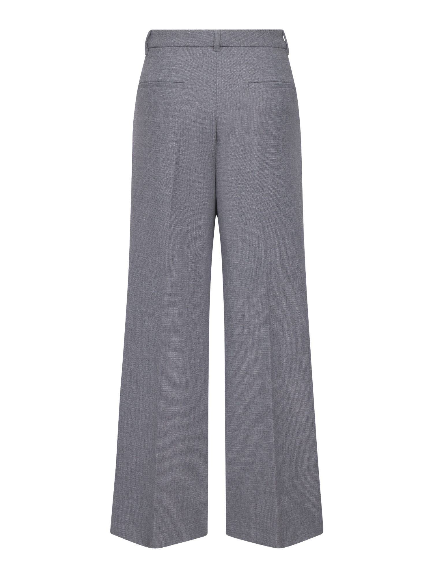 Seductive Stoffhose grau, Elegant, Polyester, Unifarben, Wide Leg, Mittel