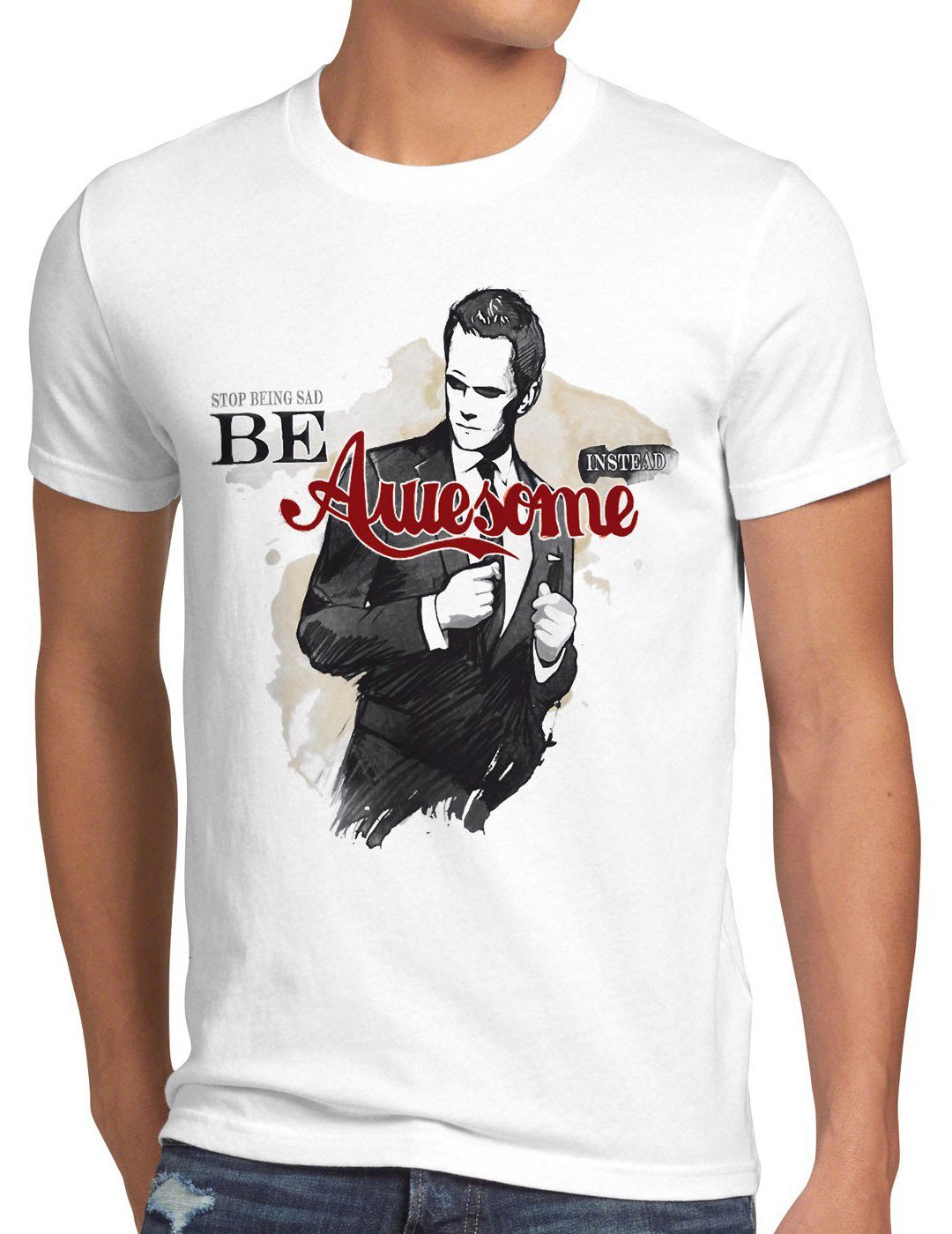 style3 T-Shirt Awesome HOW I MET YOUR MOTHER Neil Patrick Harris sitcom Bar günstig online kaufen