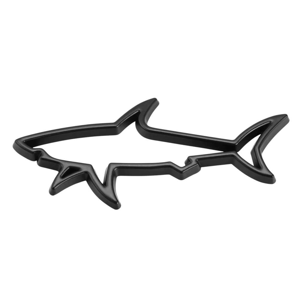 Aufkleber 3D Metall Autoaufkleber Hai Fisch Emblem Deko für Auto Motorrad DE.