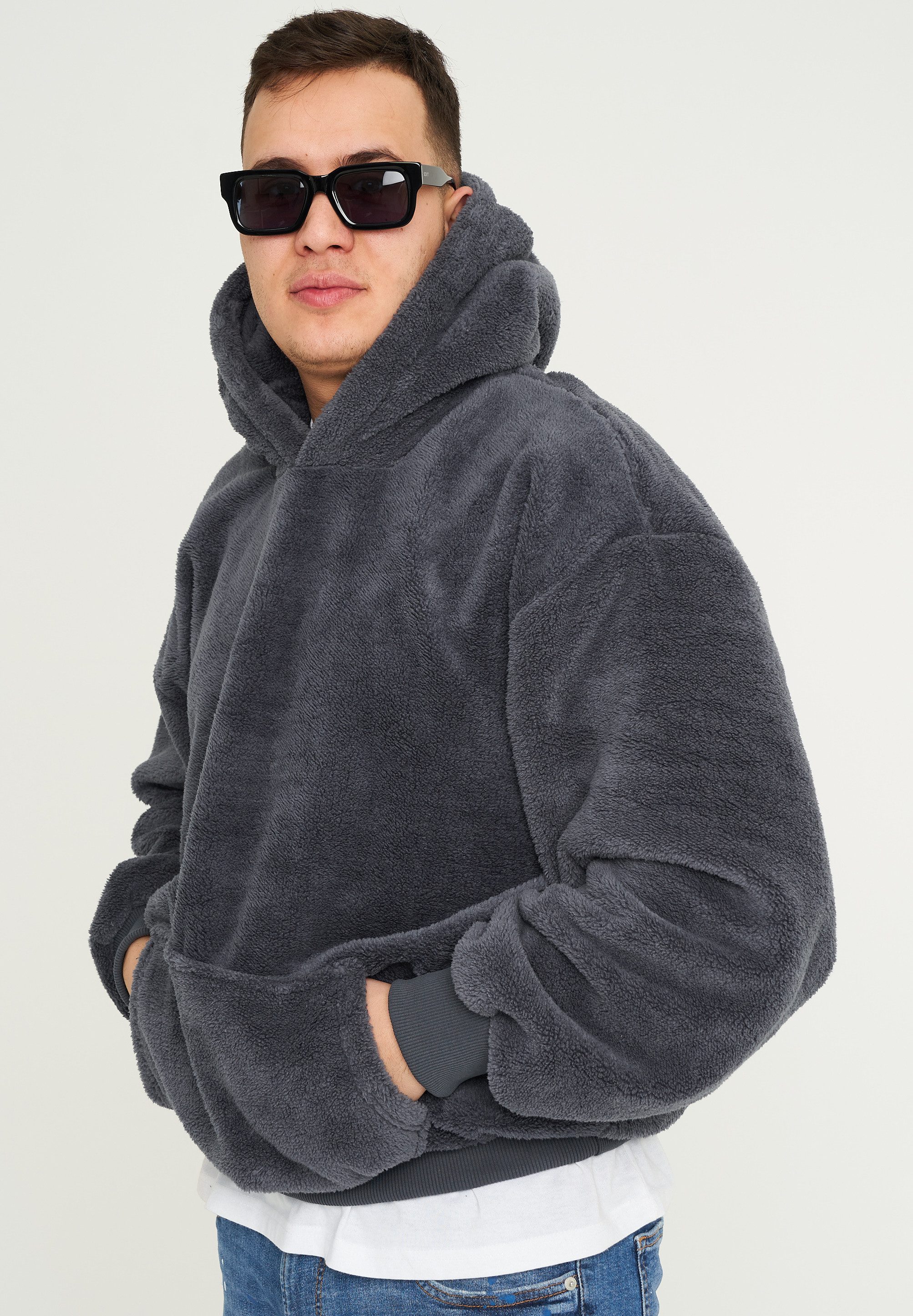 SOULSTAR Hoodie S2KELME Herren Oversize Kapuzenpullover günstig online kaufen