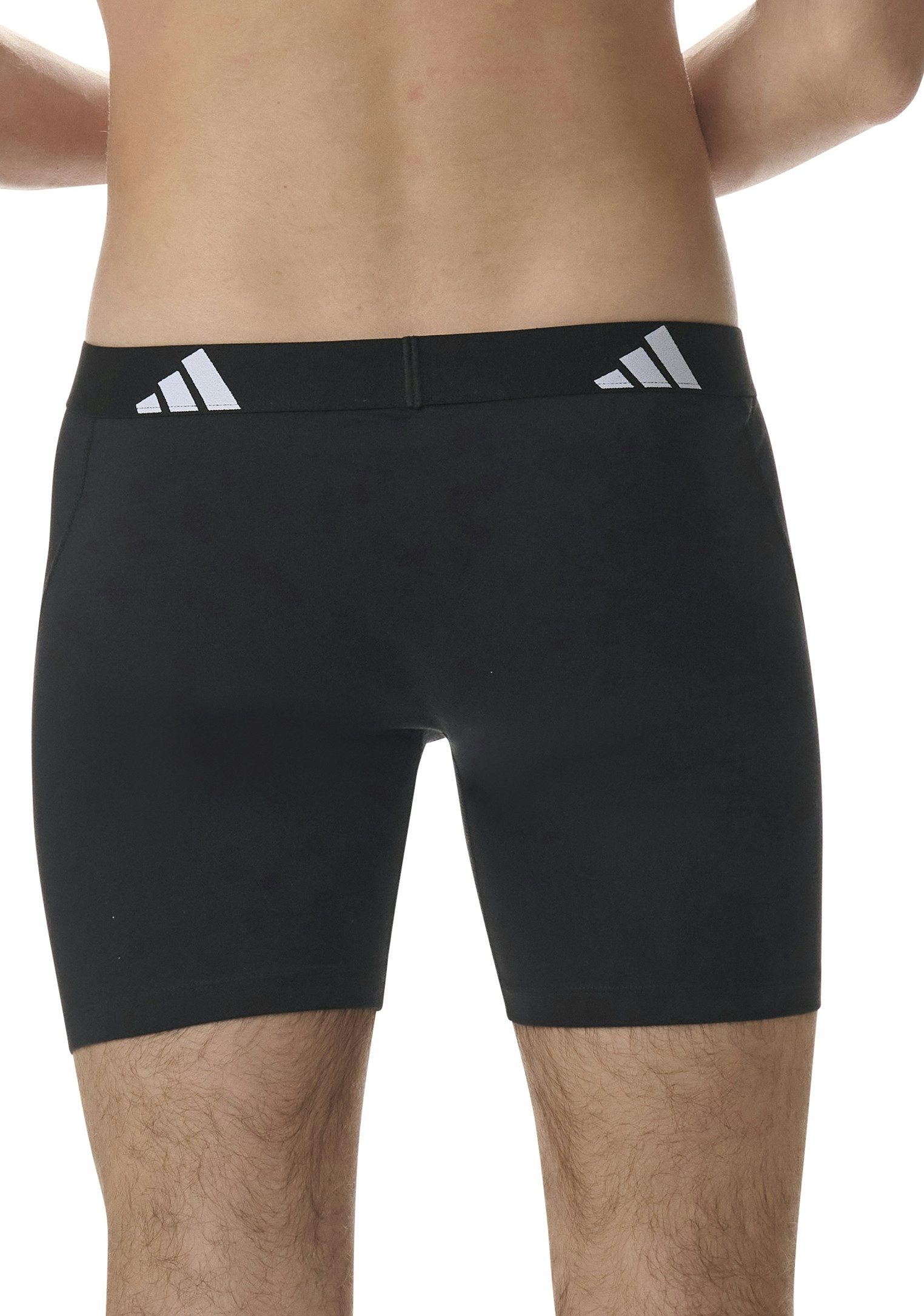 adidas Sportswear Boxer Active Flex Cotton (3er Pack) elastisch, Logo-Bund, sportlicher Look, ohne Eingriff