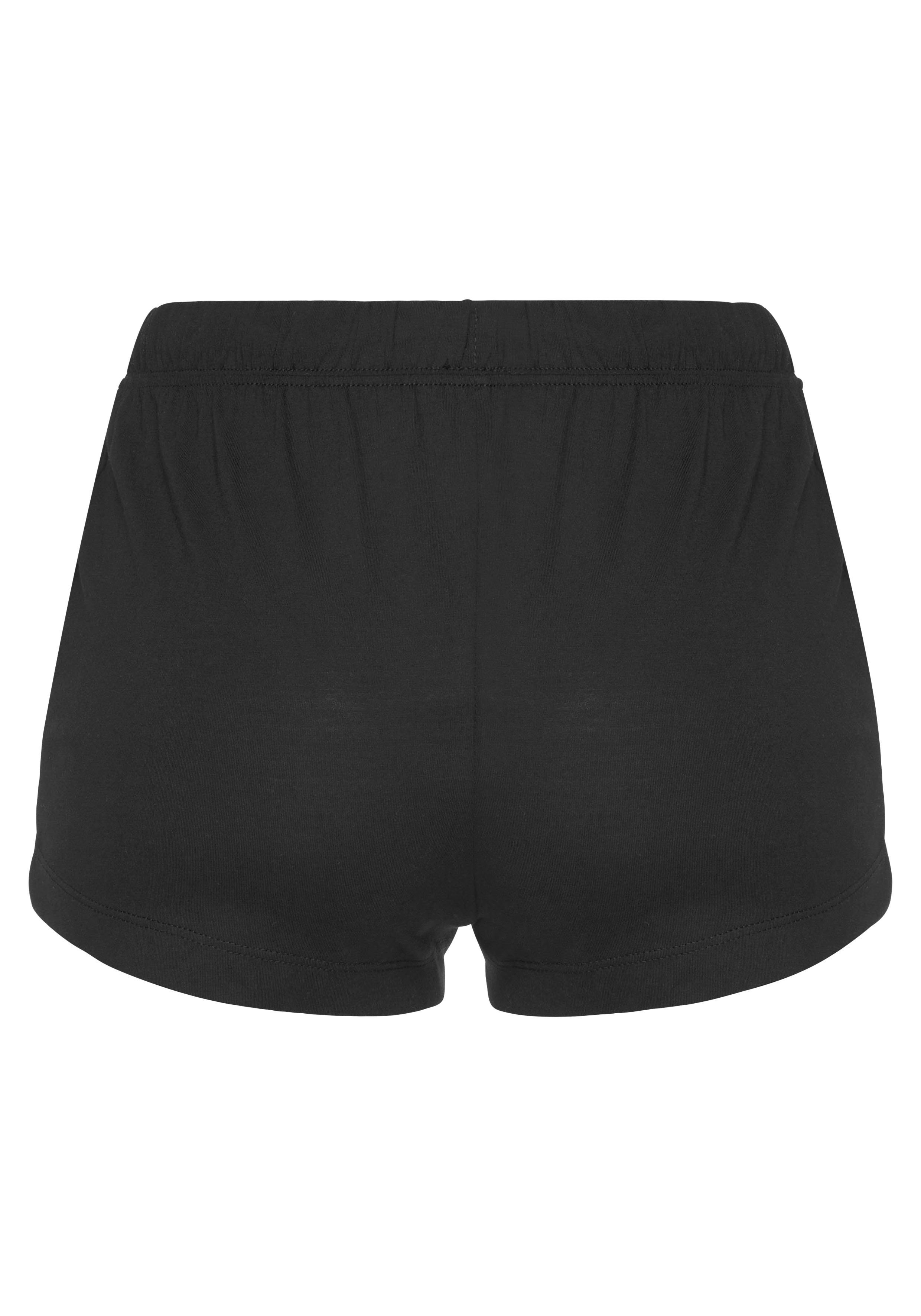 LASCANA Schlafshorts in Qualität weicher schwarz