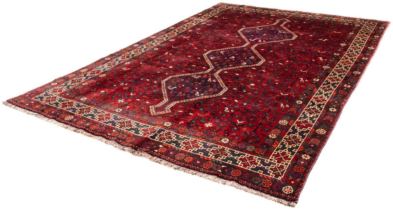 Wollteppich Shiraz Medaillon mm, Rosso 208 morgenland, scuro cm, Unikat mit Höhe: rechteckig, 300 10 x Zertifikat