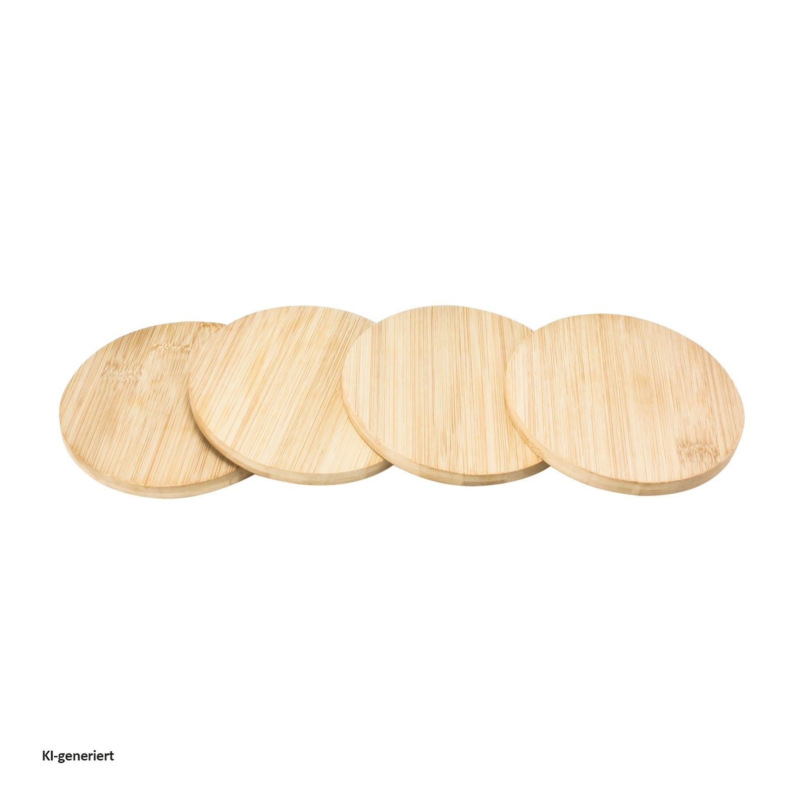 Neuetischkultur Topfuntersetzer Untersetzer 4-teiliges Set Bambus, Set, 4-tlg., Topfuntersetzer