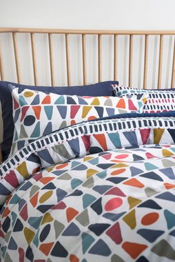 Bett-Set, Wendebare Bettgarnitur mit geometrischem Muster, Next, Bezug: Baumwolle, Polyester (recycelt)