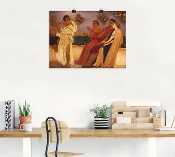 Artland Wandbild Tanzendes griechisches Mädchen., Gruppen & Familien (1 St), als Leinwandbild, Poster in verschied. Größen