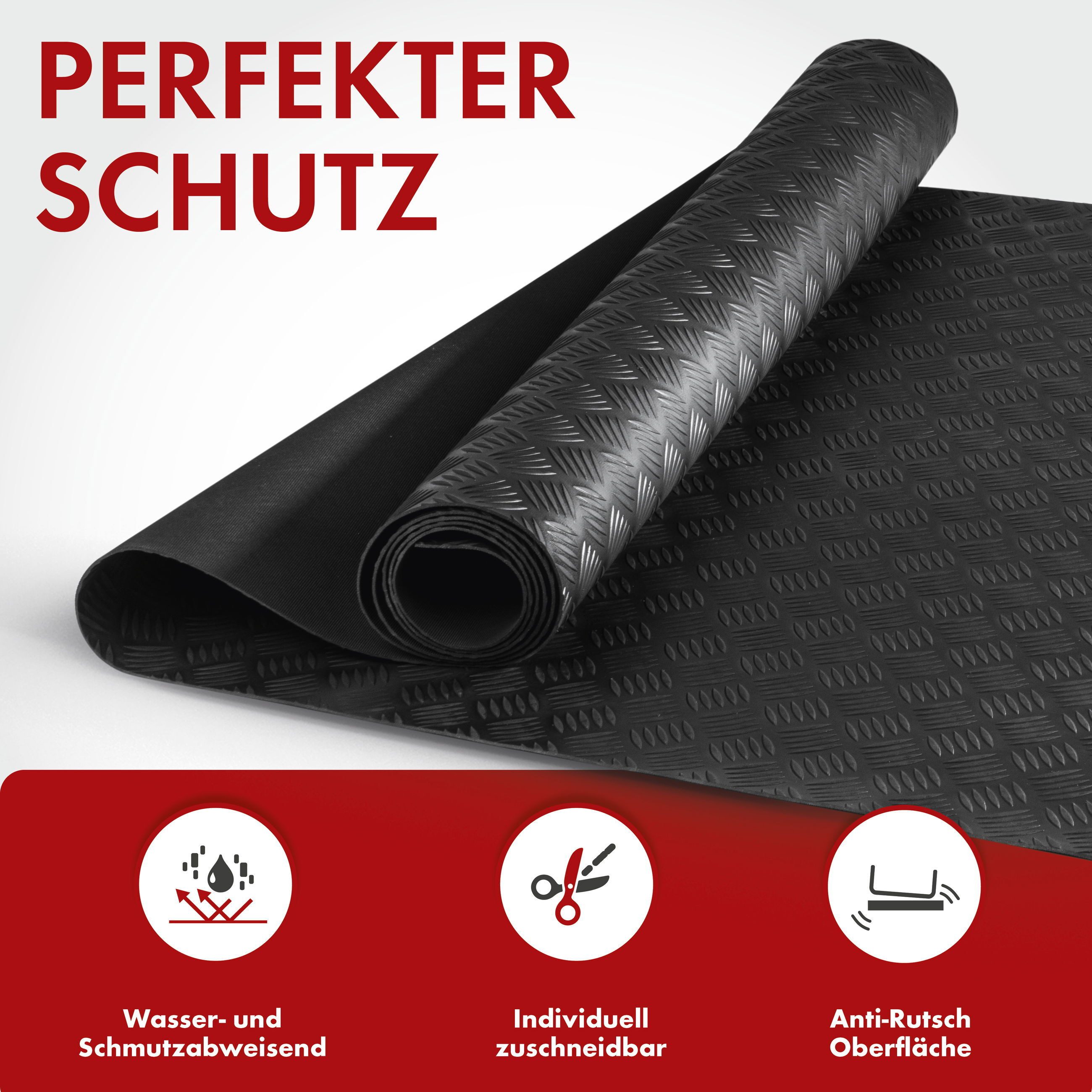 WALSER Kofferraummatte Rollenware Cutty Design Odin (1 St)