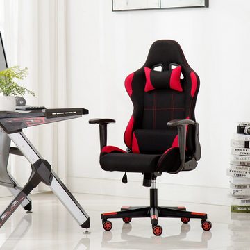 Intimate WM Heart Gaming-Stuhl »Racing Gamer Stuhl, Bürostuhl Stoff Schreibtischstuhl«, ergonomisch, höhenverstellbar