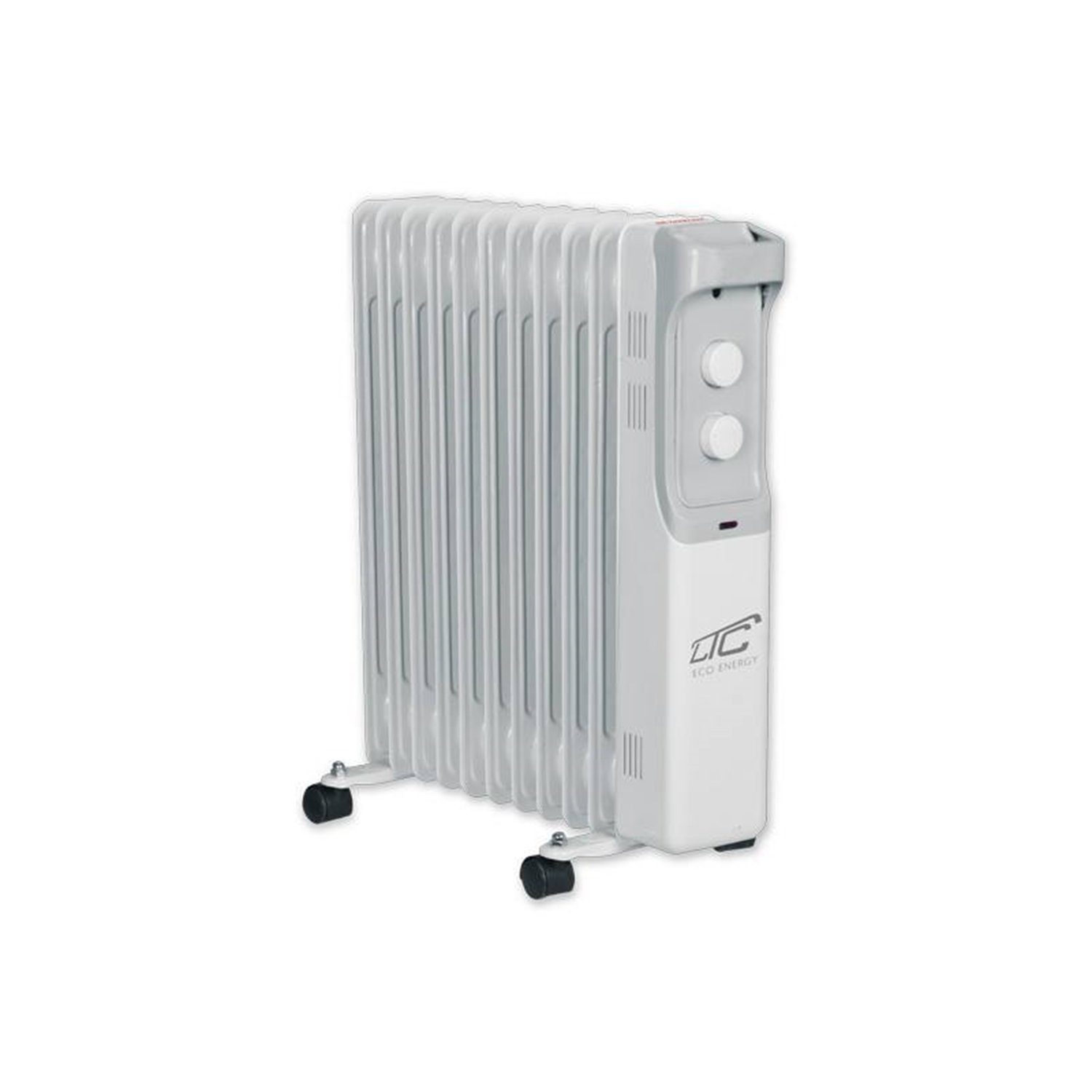 LTC Ölradiator LXUG11, 2500 W, Elektrischer Ölgefüllter Heizkörper 2500W 11 Rippen