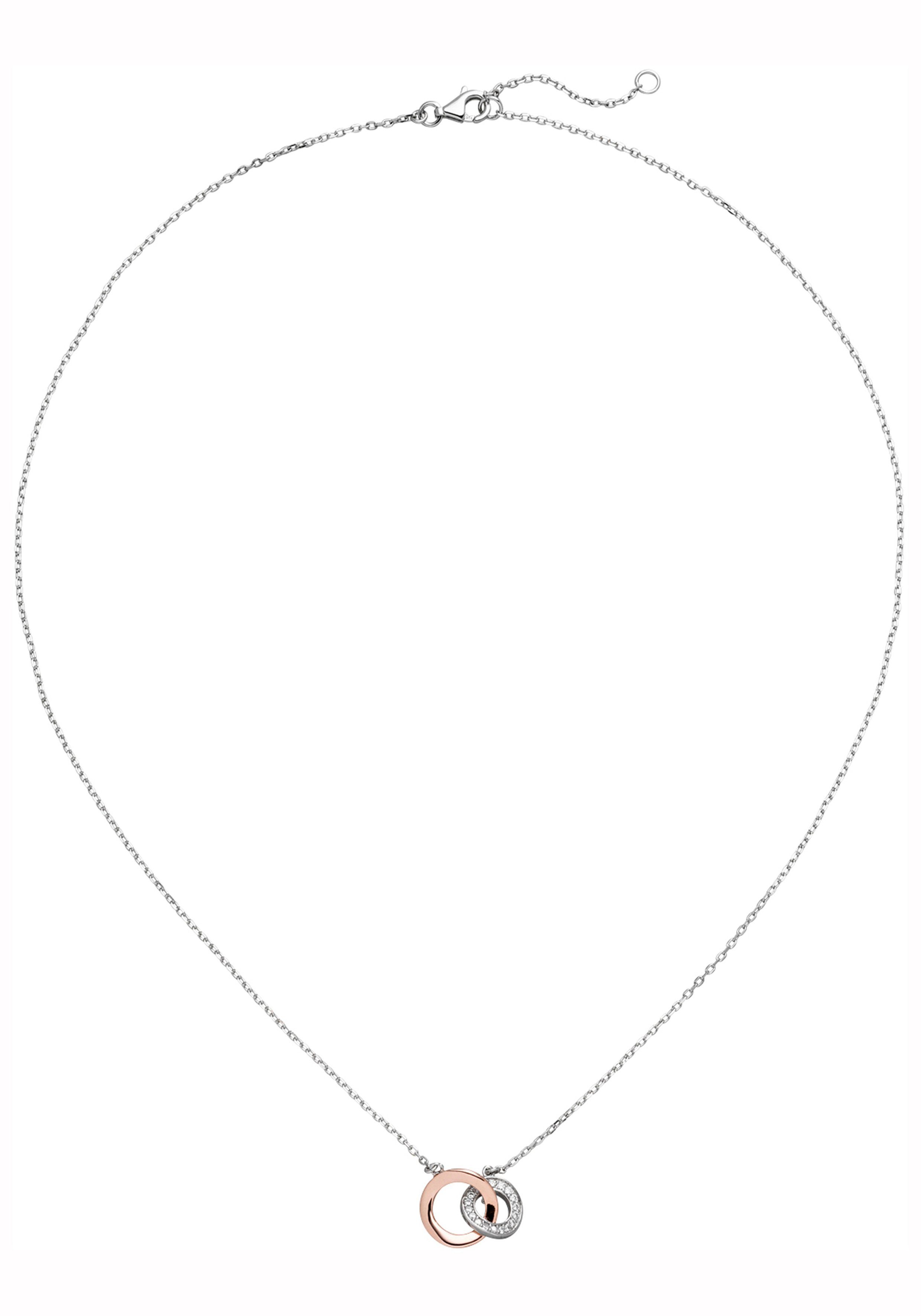 JOBO Kette mit Anhänger, 925 Silber bic...