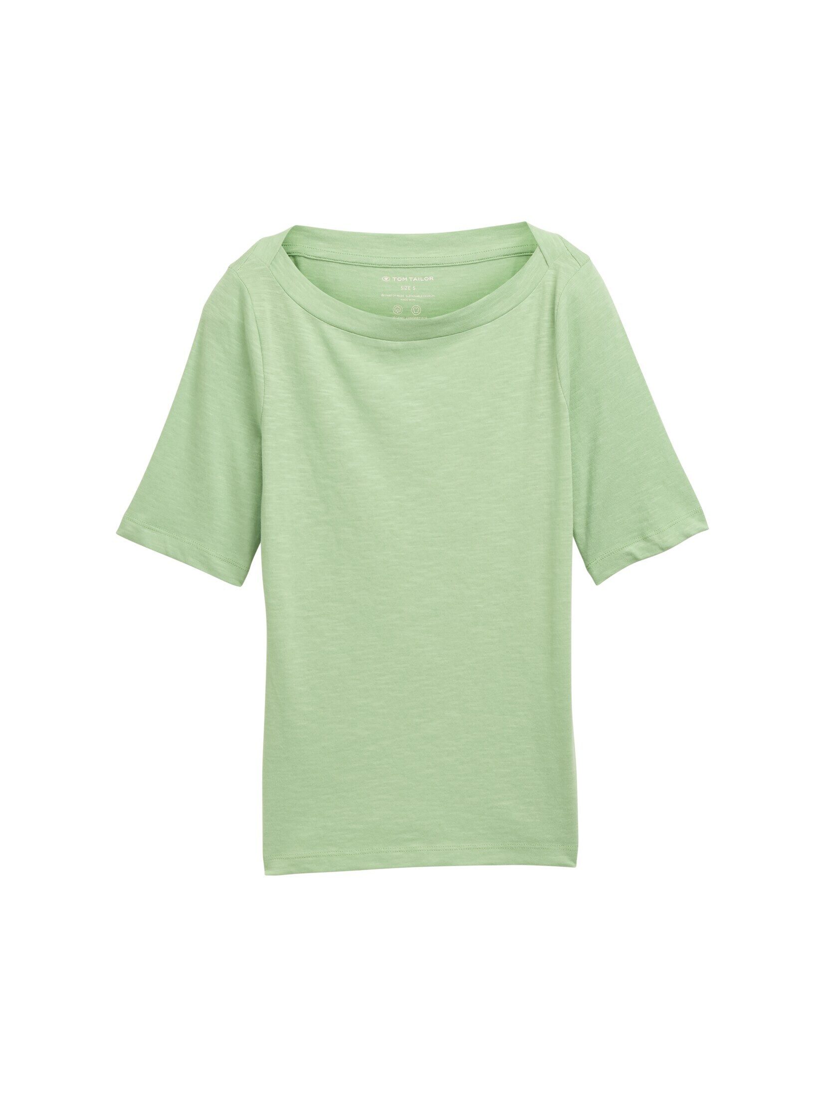 TOM TAILOR T-Shirt T-Shirt mit U-Boot-Ausschnitt günstig online kaufen