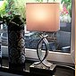 Arnusa Tischleuchte »Moderne Tischlampe chrom farben«, TLC008, mit Stoffschrim in weiß, Bild 11