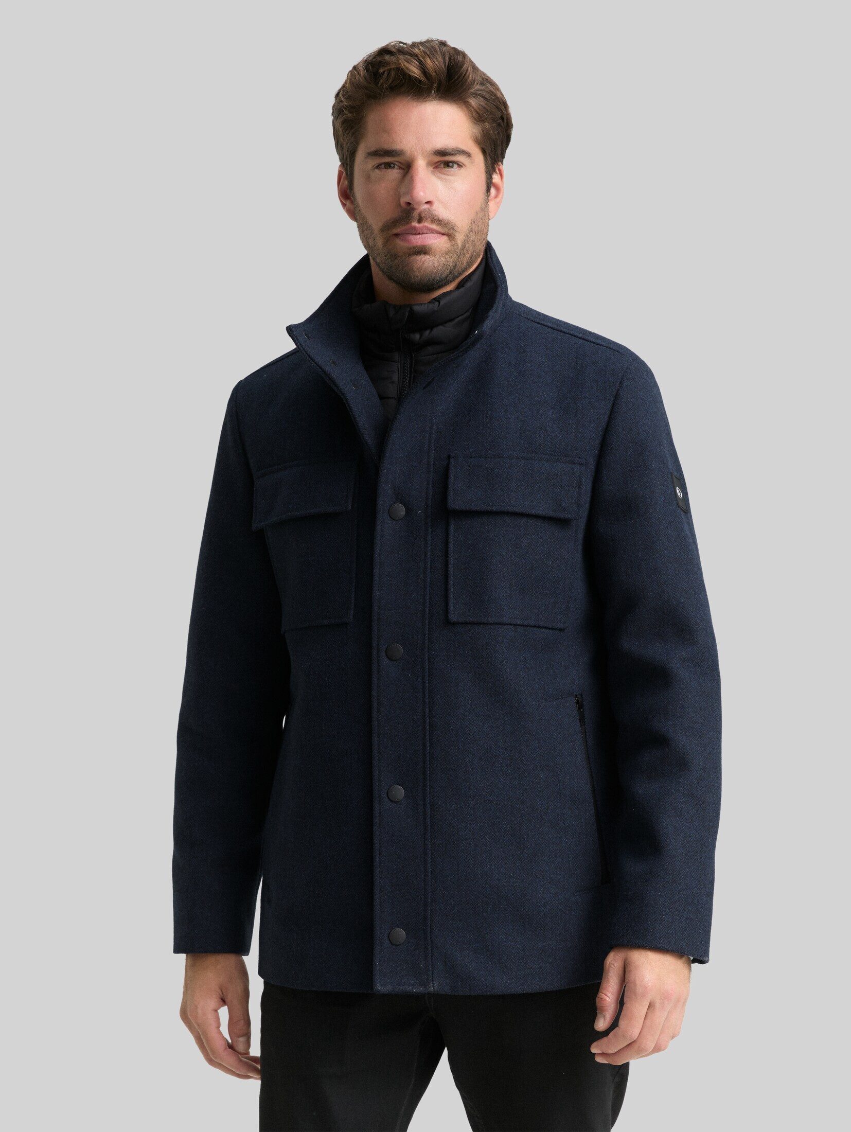 TOM TAILOR Wolljacke Jacken 2-in-1 Wolljacke mit abnehmbarer Innenjacke