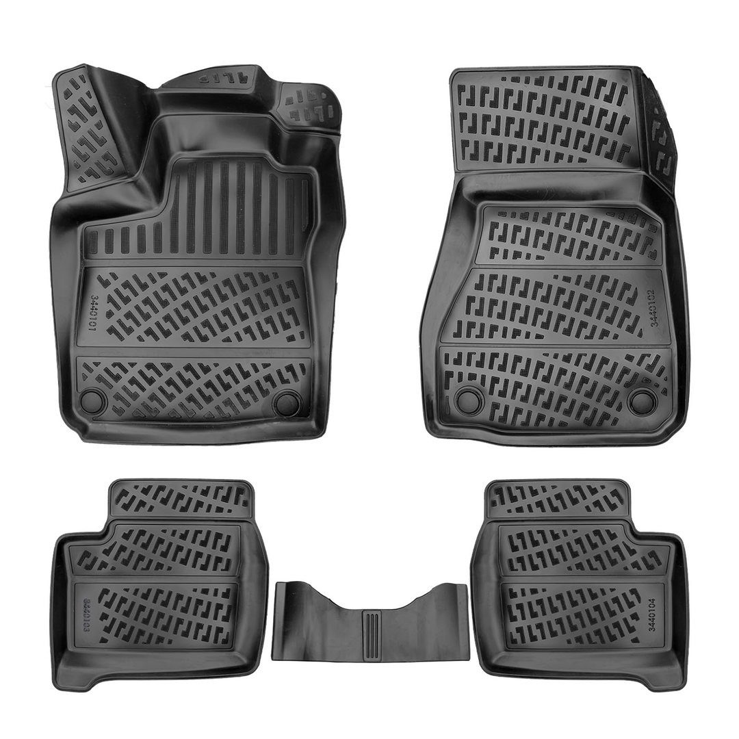 fussmattenprofi.com Auto-Fußmatte 3D Auto Fussmatten für Smart Forfour EQ (Elektro) 2017-2021 (1 St), für Smart Smart Forfour EQ