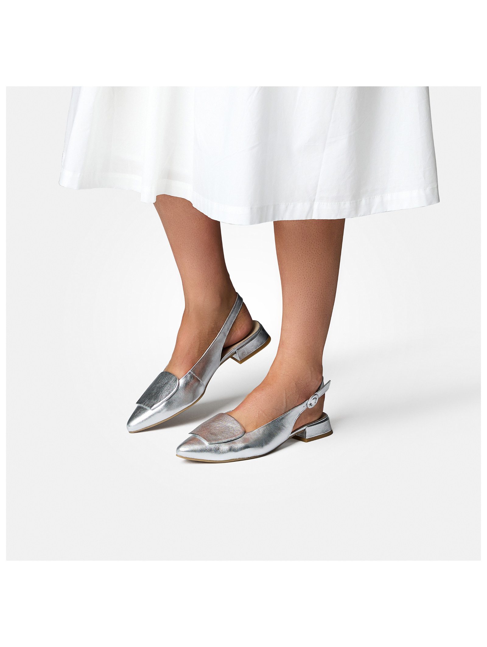 Paul Green Paul Green Ballerinas Leder Riemchensandale