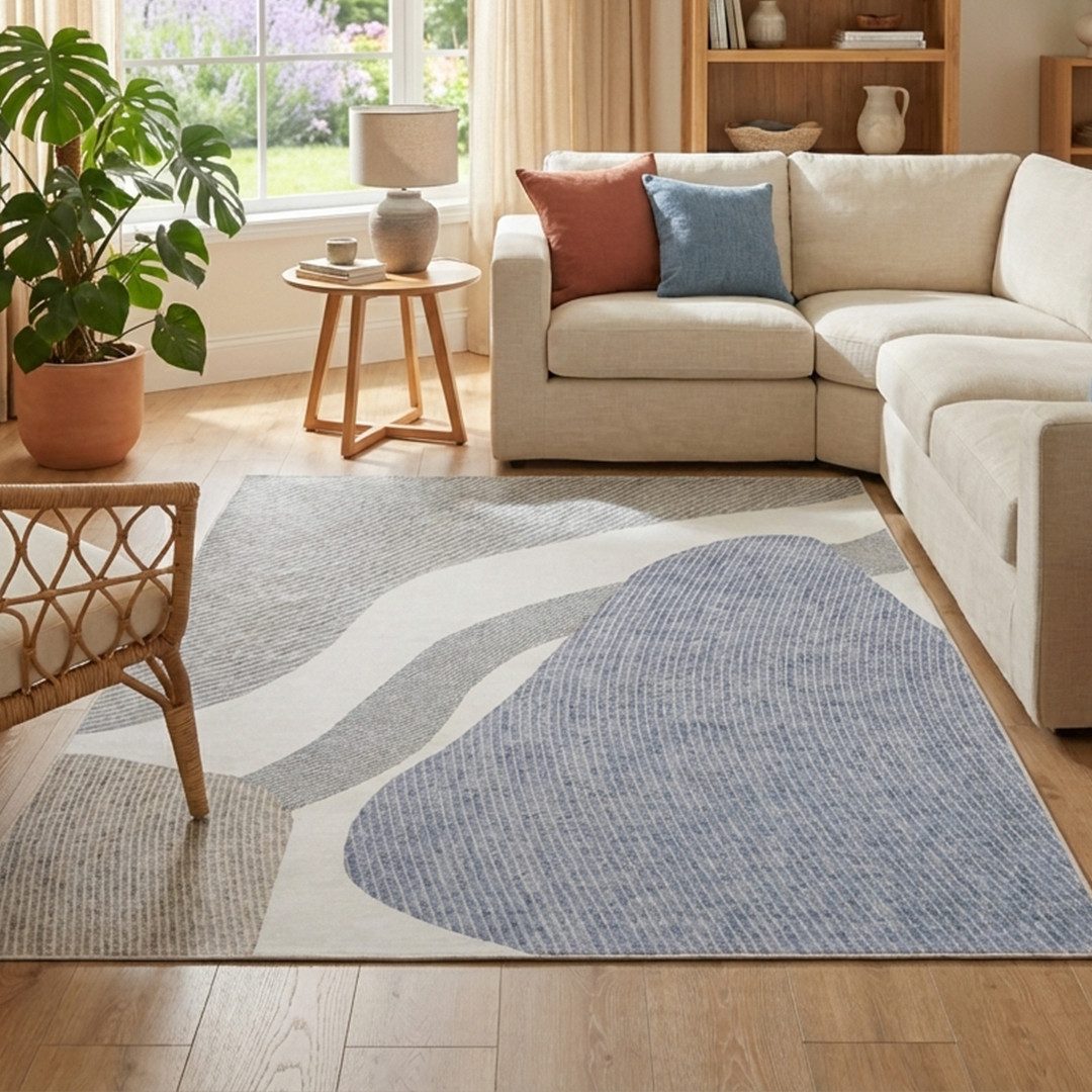 Tapiso Designteppich WISP, Höhe: 7 mm, Wohnzimmer, Schlafzimmer