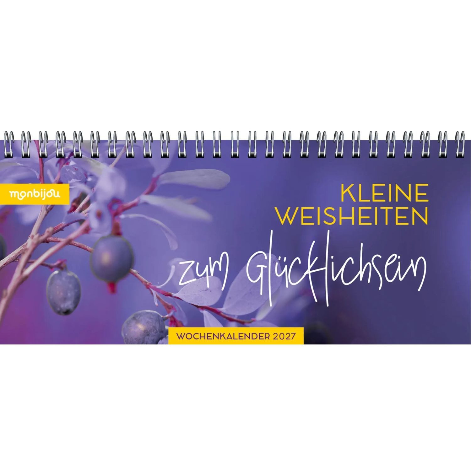 Lingen Taschenkalender Mein Wochenplaner 2027: Kleine Weisheiten zum Glücklichsein