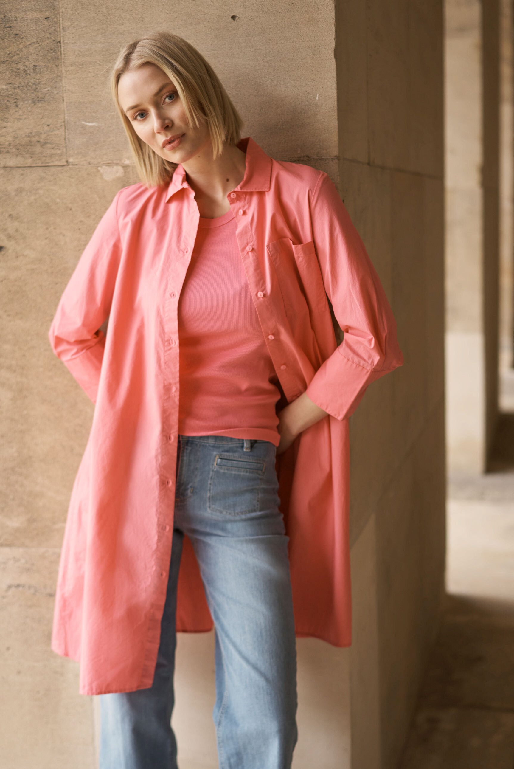 SENSES.THE LABEL Sommerkleid aus Baumwolle