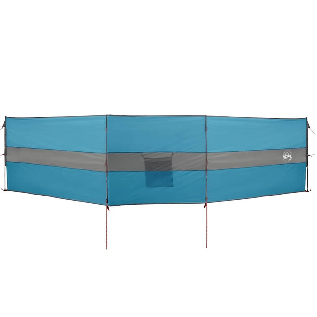 vidaXL Windschutz Camping-Windschutz Blau 490x123 cm Wasserdicht